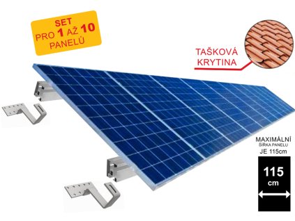 set konstrukce solarnich panelu tasky 115