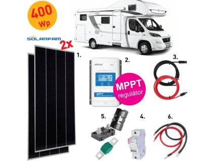 solarni system karavan 400 wp solarfarm