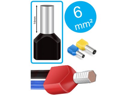 lisovaci dutinka dvojitá 6 mm