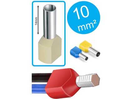 lisovaci dutinka dvojitá 10 mm