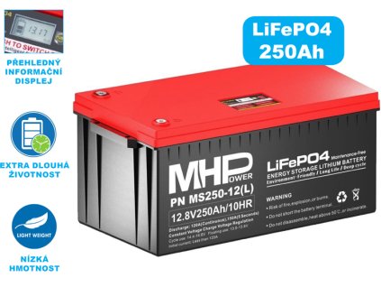 lifepo4 baterie hmpower 250 ah