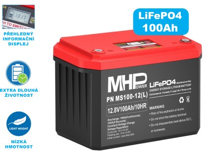 lifepo4 baterie hmpower 100 ah