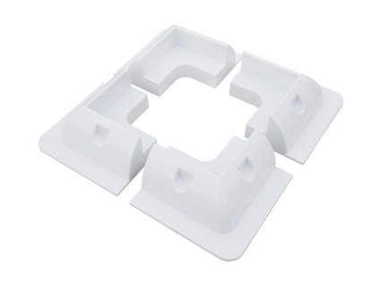 drzaky plastove rohove pro uchyceni solarnich panelu bile 4ks sada 1