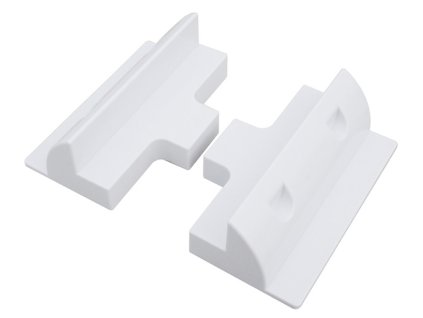 drzaky plastove podelne pro uchyceni solarnich panelu bile 2ks sada 1