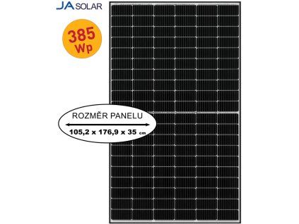 solarni panel ja solar 385 wp black