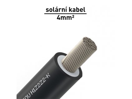 solarni kabel 4mm cerny