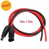solarni kabel 4mm mc4 konektory 5m