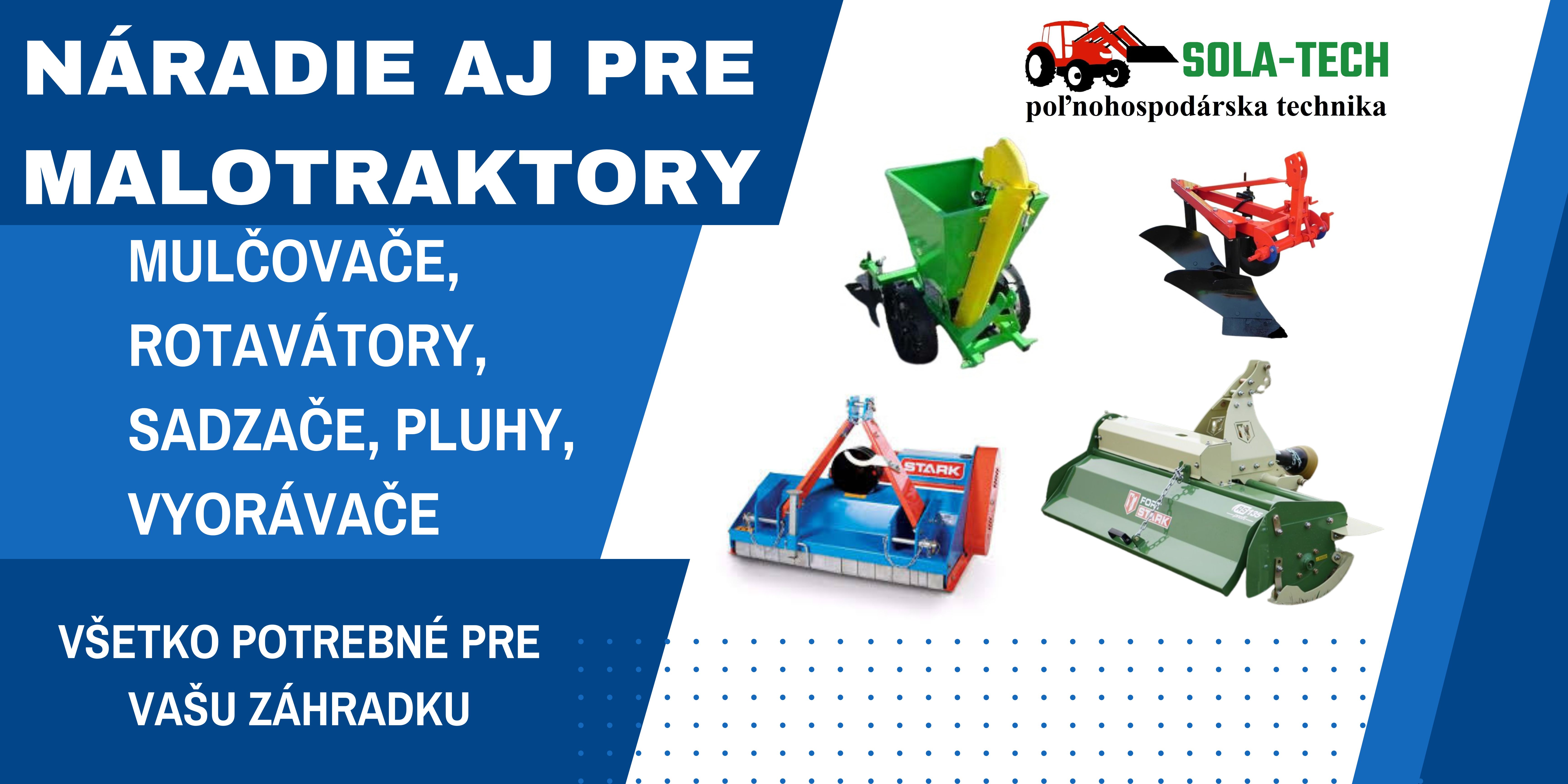 Naradie malotraktor