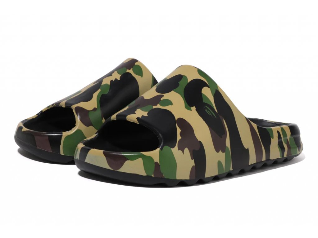 Bape 1st Camo Slide Sandal Yellow - Soldout Store Bape 1st Camo Slide Sandal Yellow - Soldout Store