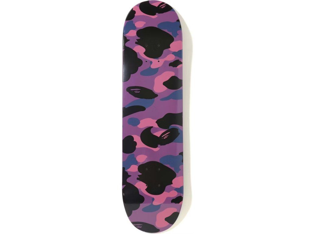 BAPE Color Camo Skateboard Purple