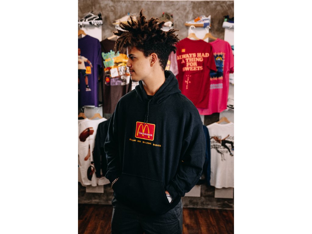 travis scott x mcdonald's billions served hoodie