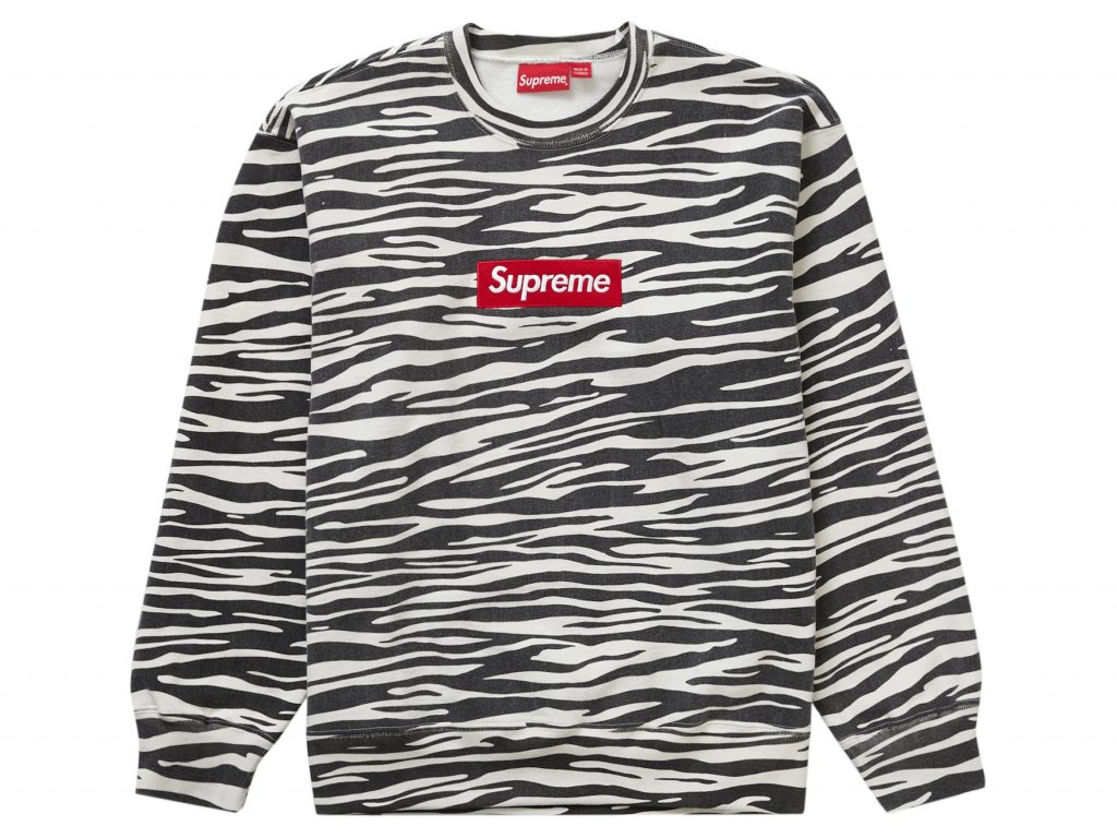 Supreme】Box Logo Crewneck Zebra | ochge.org