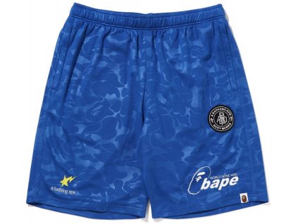 Bape Soccer Game Shorts Blue