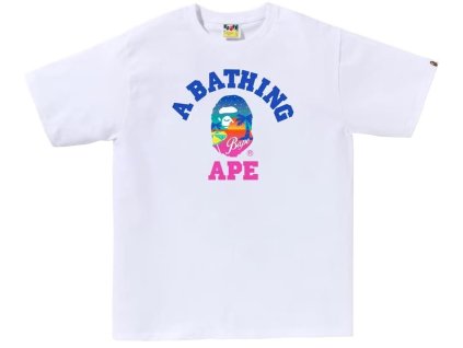 Bape Sunset Beach Tee White