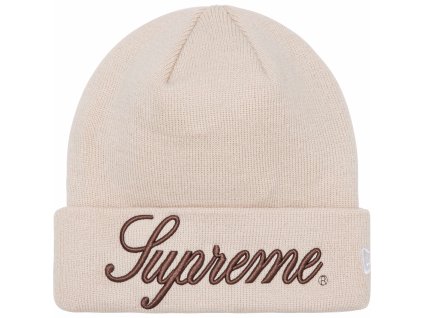 new era r script beanie stone 8
