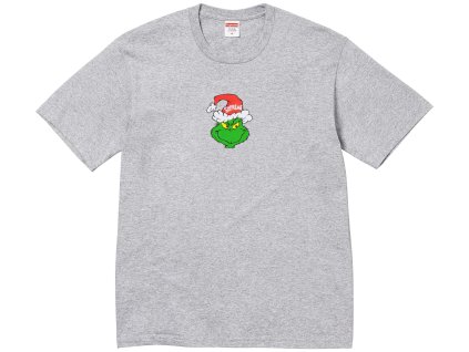 grinch tee heather grey 0