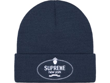 crest beanie navy 0