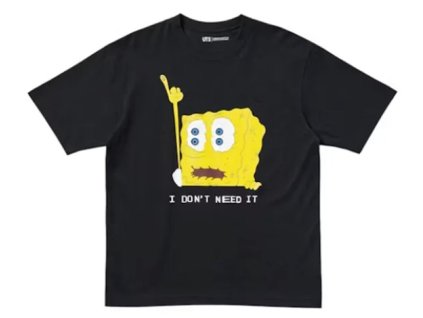 Uniqlo x CPFM Spongebob Squarepants UT Graphic T Shirt Black 159016b0 6d10 4d02 a354 9afaf71f105c