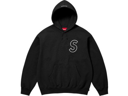 s logo hooded sweatshirt black 6