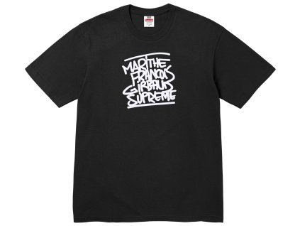 supreme r marithe francois girbaud tee black 2