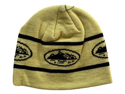 Corteiz Repeat Alcatraz Beanie Yellow Black