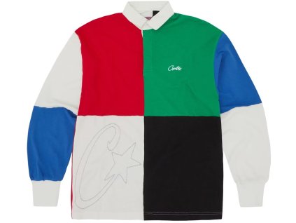 Corteiz C Star Rugby Shirt Multi