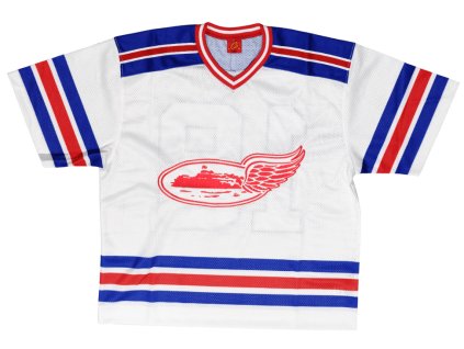 Corteiz Alcatraz Wings Hockey Jersey White