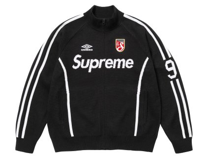 supreme r umbro r zip up sweater black 6