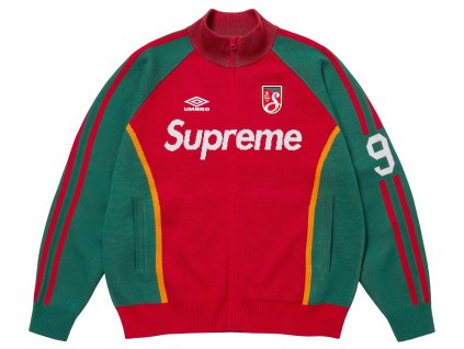 supreme r umbro r zip up sweater red 0