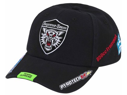 racing team 6 panel black 16