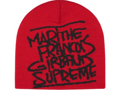 supreme r marithe francois girbaud beanie red 4