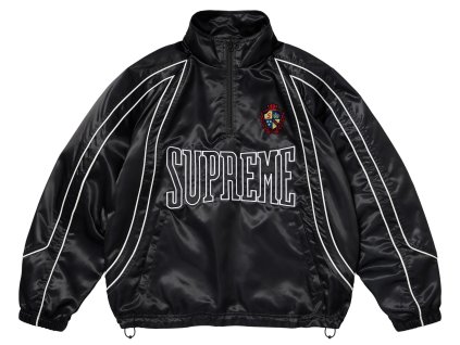 satin piping pullover black 3