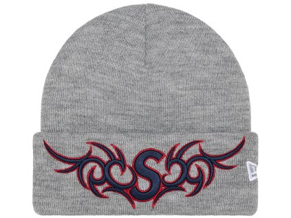 fall winter2025 new era r tribal s logo beanie heather grey 5 ad 5
