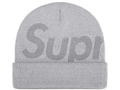 fall winter2025 studded knockout big logo beanie heather grey 3 ad 3