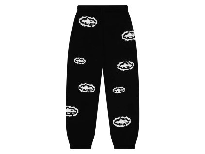 FW25 Island Wreath Joggers BLACK FRONT