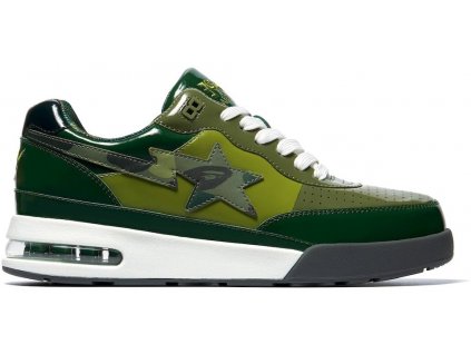A Bathing Ape Bape Road Sta Patent Leather Green 2022