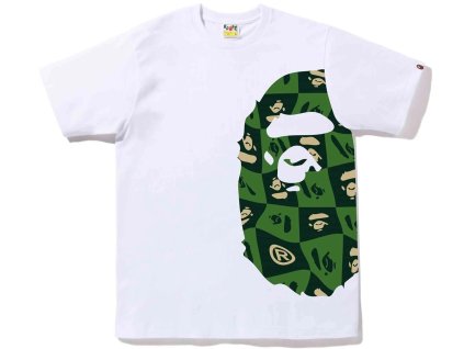 A Bathing Ape BAPE Distortion Side Big Ape Head Tee Prior 1669200348