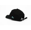 New Era by Adam Wave Custom Yankees Strapback "Bone" Black