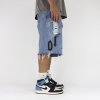 Different Typical Baggy Shorts Blue