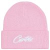 Corteiz Allstarz Folded Beanie Pink
