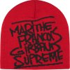 supreme r marithe francois girbaud beanie red 4