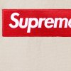 box logo hooded sweatshirt stone 4