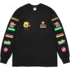 supreme r spongebob squarepants castelli r racing l s tee black 2