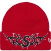 fall winter2025 new era r tribal s logo beanie red 0 ad 0