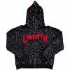 SWAMP hoodie black, red