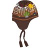 fall winter2025 felt applique earflap beanie brown 0 ad 0