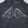 Different D44RNT Moto Hoodie Dark Grey
