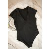 Bodysuit with V-neckline