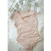 Bodysuit with V-neckline