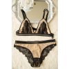 Mesh lace bra